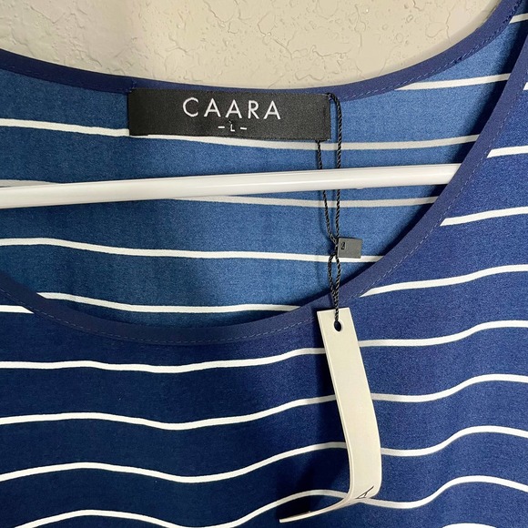 CAARA Lorna Stripe Adjustable Waist Midi Dress - Picture 5 of 8